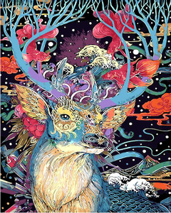 Grand de Deer Paint by Numbers Kit - 40x50cm Grand de Deer Paint by Numbers Kit - 40x50cm