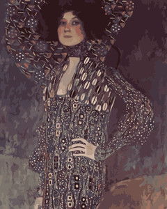 Portrait of Emilie Floge by Klimt Portrait of Emilie Floge by Klimt