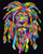 Colourful Hippie Lion