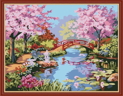 Paint by Numbers Kit - Cherry Blossom