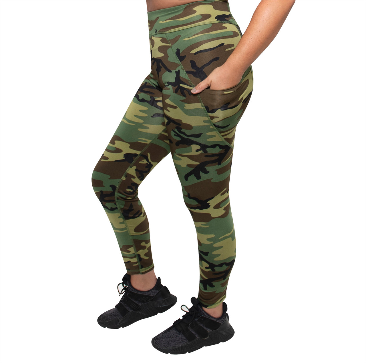 Amazon.com : Camo Deer Camouflage Hunting Women's Yoga Pants High Waist  Leggings with Pockets Gym Workout Tights : Sports & Outdoors