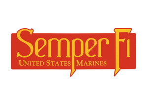 Rothco U.S.M.C. Semper Fi Bumper Sticker Rothco U.S.M.C. Semper Fi Bumper Sticker