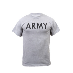 Rothco Grey Physical Training T-Shirt Rothco Grey Physical Training T-Shirt