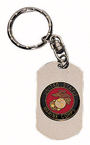 Rothco Marines Dog Tag Key Chain Rothco Marines Dog Tag Key Chain