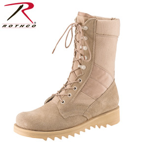 Rothco G.I. Type Ripple Sole Desert Tan Jungle Boots Rothco G.I. Type Ripple Sole Desert Tan Jungle Boots