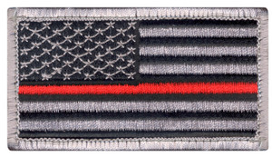 Rothco Thin Red Line US Flag Patch - Hook Back Rothco Thin Red Line US Flag Patch - Hook Back
