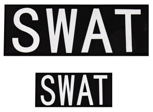 Rothco SWAT Patch Set Of Two With Hook Back Rothco SWAT Patch Set Of Two With Hook Back