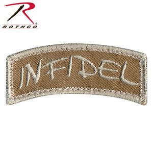 Rothco Infidel Shoulder Morale Patch Rothco Infidel Shoulder Morale Patch