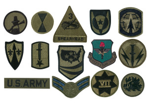 Rothco Subdued Military Assorted Military Patches - 8913-10386 Rothco Subdued Military Assorted Military Patches - 8913-10386