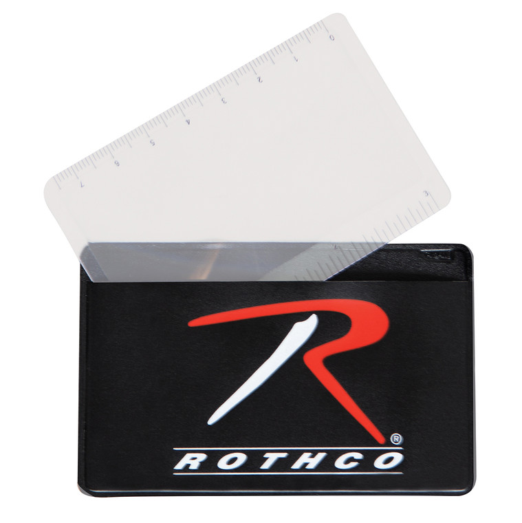 Rothco Survival Magnifying Card And Ruler