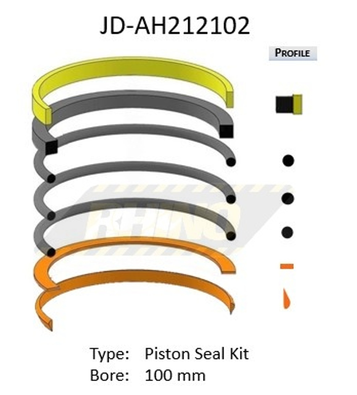 JD-AH212102, John Deere Seal Kit