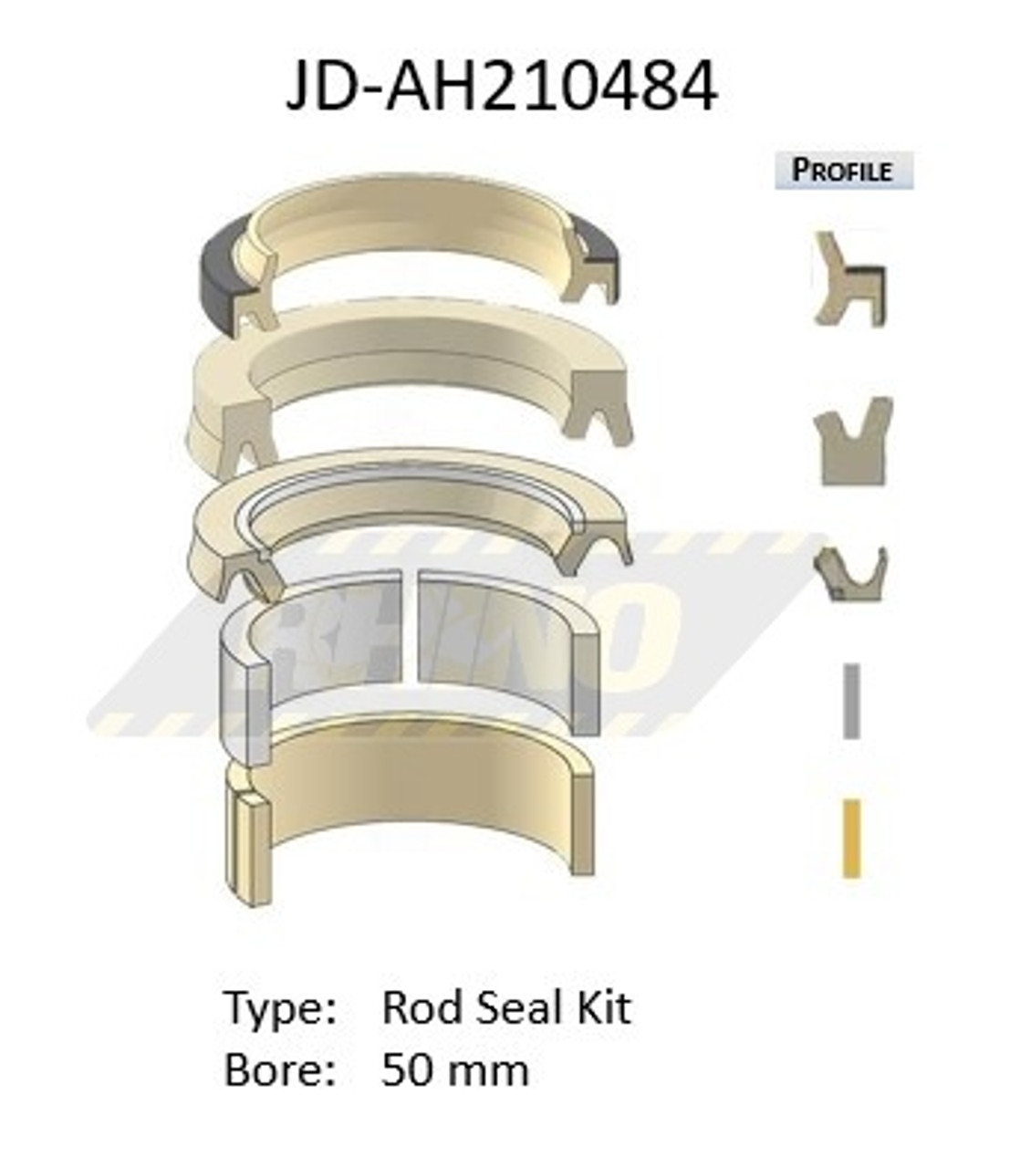 JD-AH210484, John Deere Seal Kit