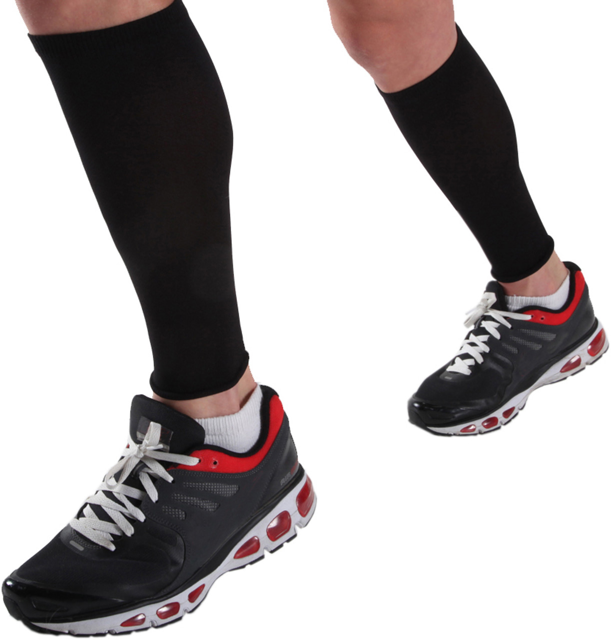 Foam Padded Compression Calf Support Sleeve for Sport Protection