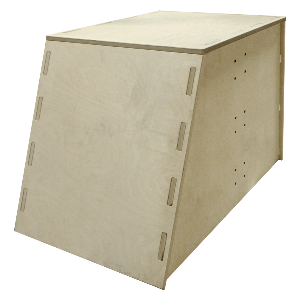 1-Sided Trapezoid Pop Up Parkour Box