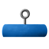 Blue Horizontal Grip front view