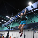 Monstro peg grasper in use by a ninja athlete at the WNL World Championships
