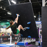 Athlete using Hang Climb with Jug Cliffhangers