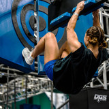 Athlete using Battering Ram to open Door Punch Doors
