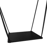 Black HDPE Mini Swing with Straps
