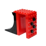 Ninja Brick Set Warped Wall with Spider Climb and Rock Holds