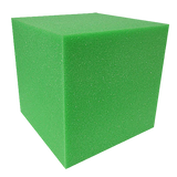 Lime Green Foam Cube