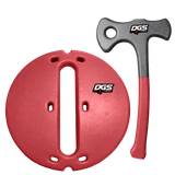 Red Classic Target with Red AXE