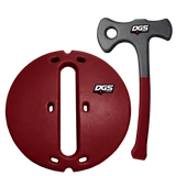 Burgundy Classic Target with Burgundy AXE