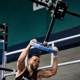 Athlete using Twist 'N Fly with Spinning Disk attached
