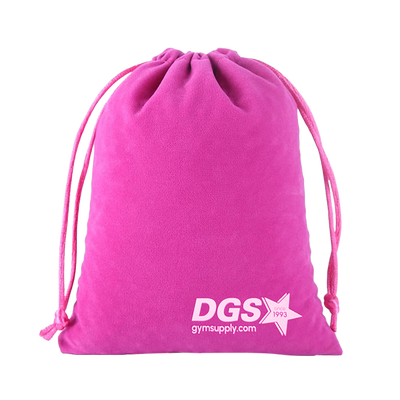 Pink Velvet Grip Bag full
