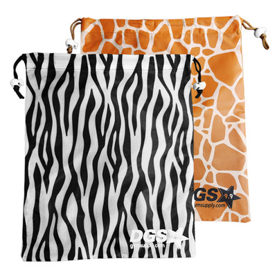 Animal Print Polyester Grip Bags