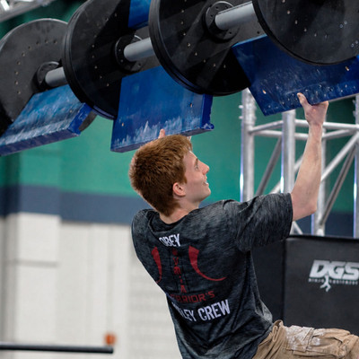 Athlete using Rotating Vertical Limit