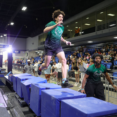 Athlete using Block Run