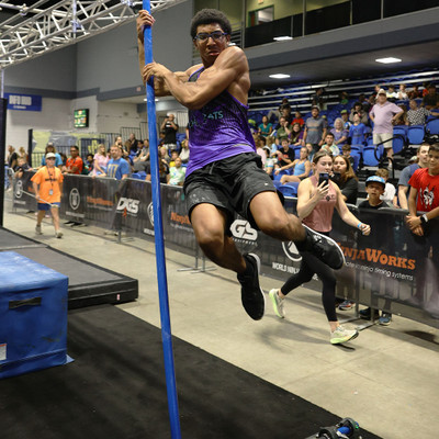 Athlete using Pole Vault