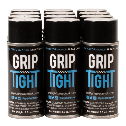 Case of 12 Grip Tight Spray Chalk cans