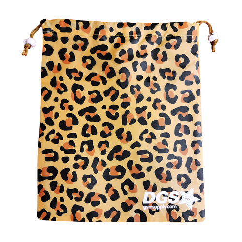 Leopard Polyester Grip Bag