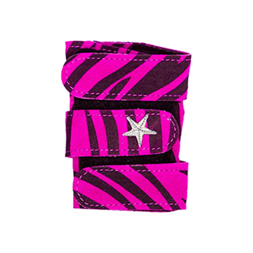 Pink zebra print wrist support 