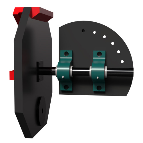 Padlocktagon Rendering with red cliffs