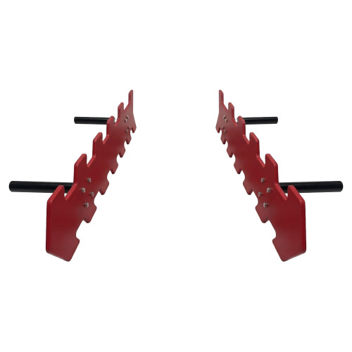 Red HDPE Double Salmon Ladder