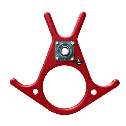 Red Spaceman with Pillow Block Bearing