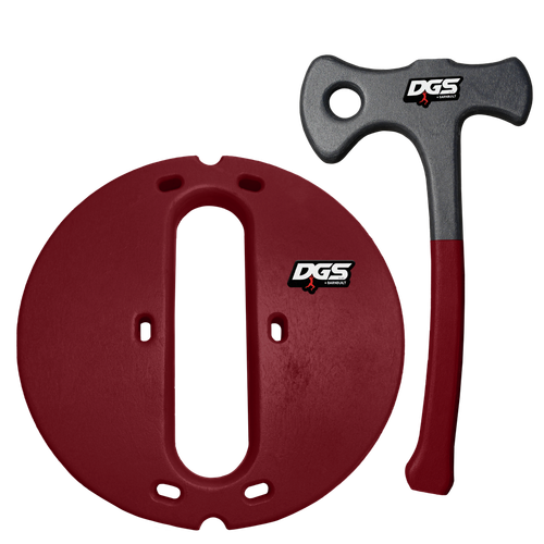 Burgundy Super Target with Burgundy AXE