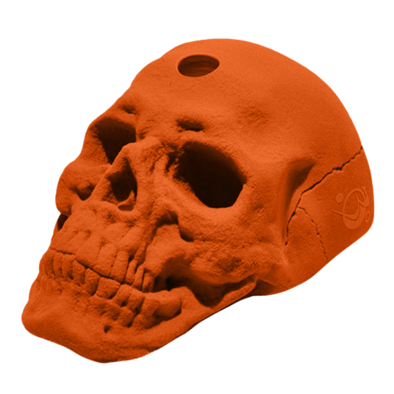 Orange Frankie Skull Jug Hold