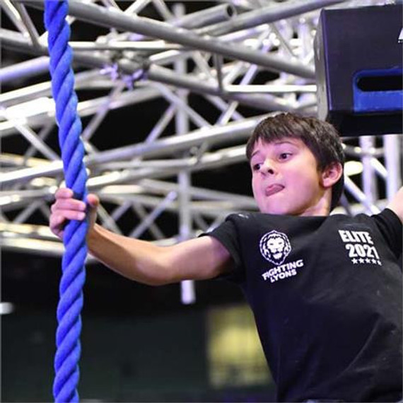 Blue Climbing Ropes