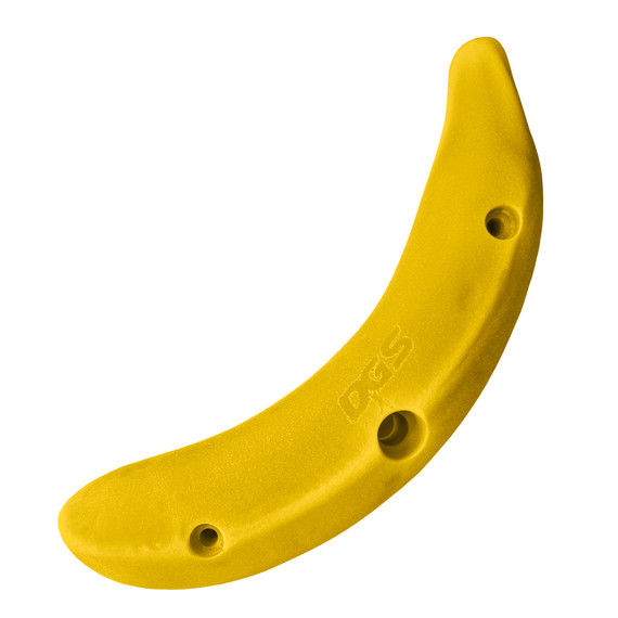 Yellow Banana Climbing Hold