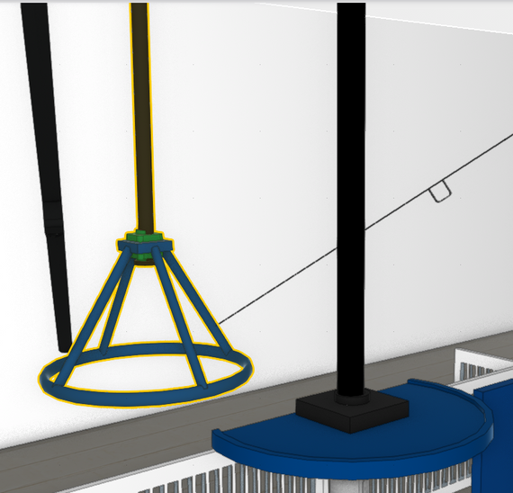 Rendering spinning basket