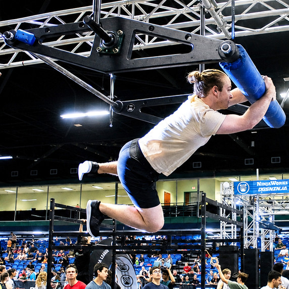 Athlete using Mega Throwback