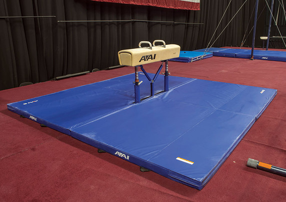 Domestic Pommel Horse Competition Mat Configuration