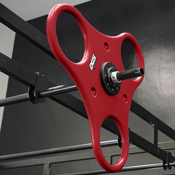 Truss Clamp holding a pipe with Fidget Spinner on a Steel Rig
