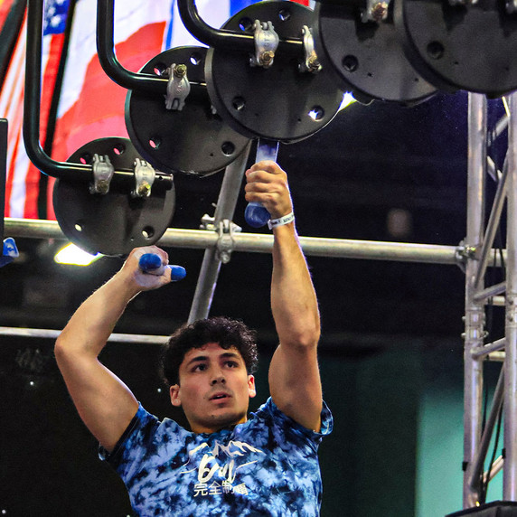 Athlete using Key Pegs with Key Stone