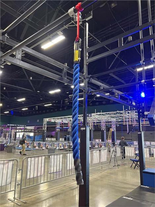 Blue Climbing Ropes