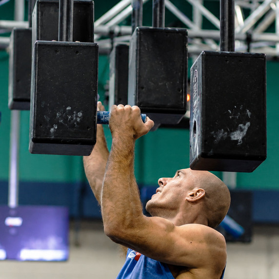 Athlete using Peg Clouds